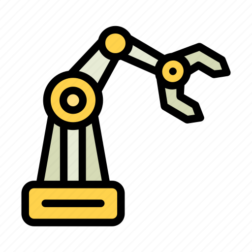Manufacturing, industry, arm, robotic, robot icon - Download on Iconfinder
