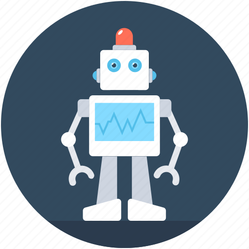 Character robot, monitor robot, robot monster, robotic technology, spherical robot icon - Download on Iconfinder