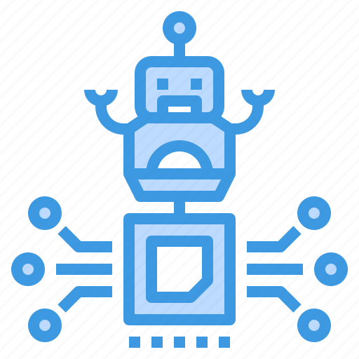Artificial, chip, engineering, intelligence, machine, robot icon - Download on Iconfinder