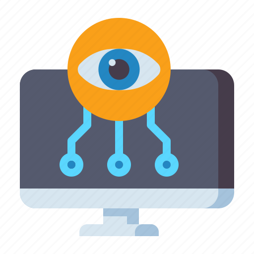 Computer, cyber, eye icon - Download on Iconfinder