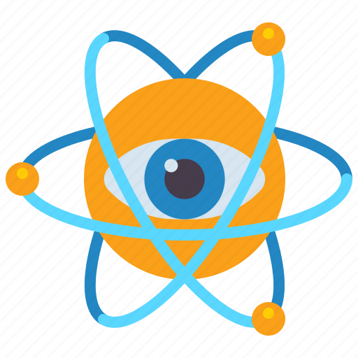 Atom, eye, technology, view icon - Download on Iconfinder