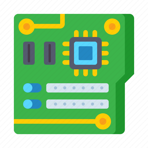 Computer, mainboard, motherboard icon - Download on Iconfinder
