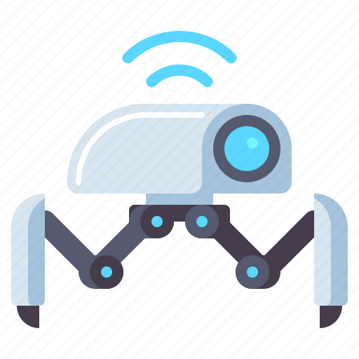 Defense, robot, turret, walking icon - Download on Iconfinder