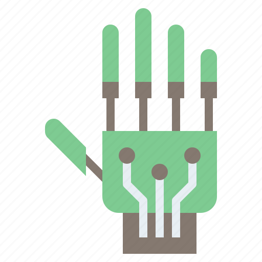 Artificial, computer, electronics, hand, machine, robot, robotic icon - Download on Iconfinder