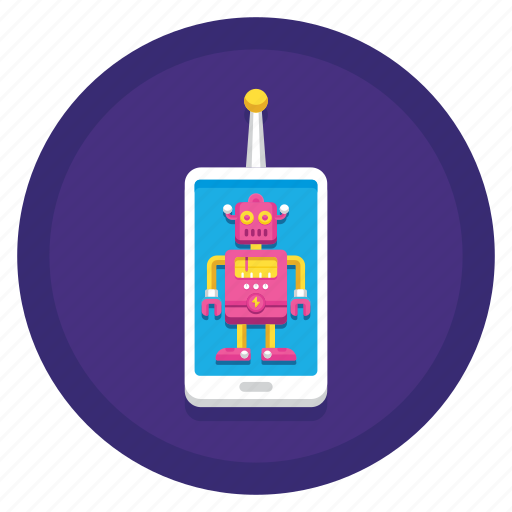 Communication, controlled, mobile, robot icon - Download on Iconfinder