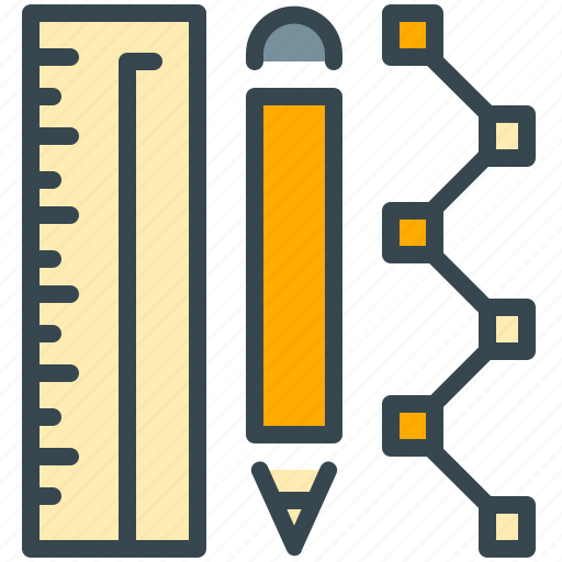 Design, graphic, pencil, ruler, tool, tools icon - Download on Iconfinder