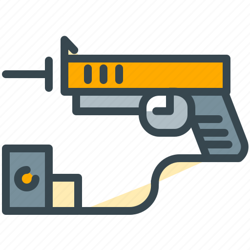 Gun, army, game, handgun, pistol, robotics, weapon icon - Download on Iconfinder
