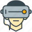 glasses, robotics, avatar, face, technology 