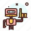 drinks, android, character, futuristic 