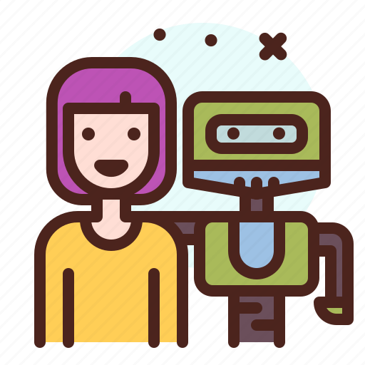 Girl, android, character, futuristic icon - Download on Iconfinder