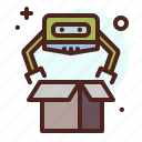 robot, delivery, android, character, futuristic