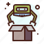robot, delivery, android, character, futuristic 