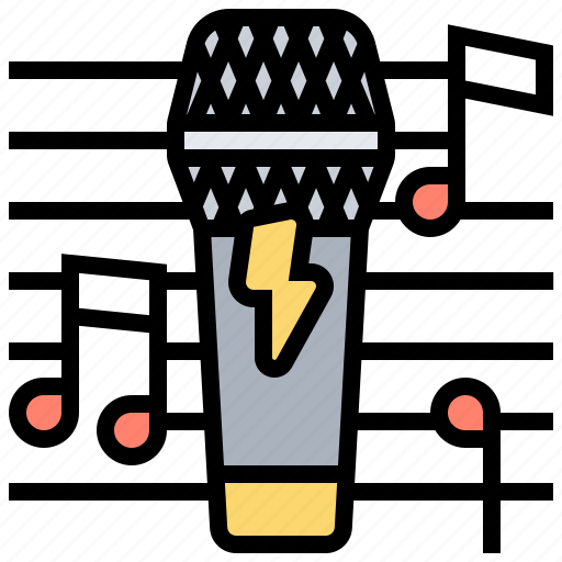 Concert, karaoke, microphone, music, sing icon - Download on Iconfinder