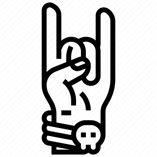 Fingers, gesture, hand, metal, rocker icon - Download on Iconfinder