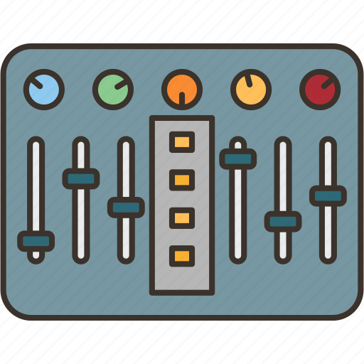 Mixing, sound, equalizer, audio, console icon - Download on Iconfinder
