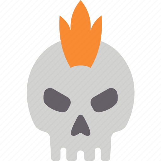 Skull, punk, rock, grunge, hardcore icon - Download on Iconfinder