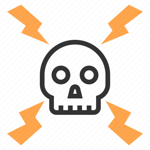 Danger, dangerous, dead, education, medical, poison, skull icon - Download on Iconfinder