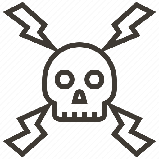 Danger, dangerous, dead, education, medical, poison, skull icon - Download on Iconfinder