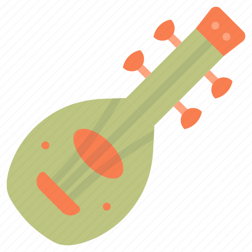 Lute, bard, instrument, weapon, rpg, fantasy, music icon - Download on Iconfinder