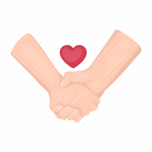 Friendship, hand in hand, heart, love, romance, tenderness icon - Download on Iconfinder