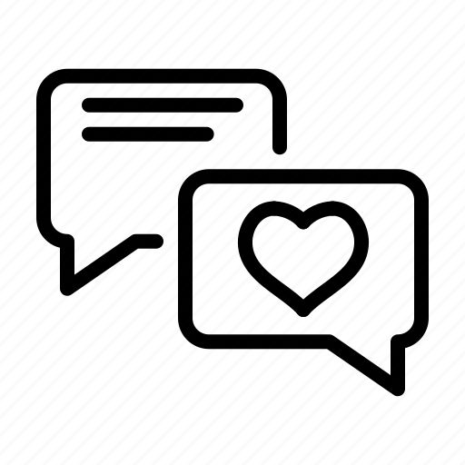 Chat, heart, love, message, romance, valentine, wedding icon - Download on Iconfinder