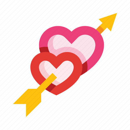 Romance, love, heart, arrow, amur, cupid, valentines icon - Download on Iconfinder