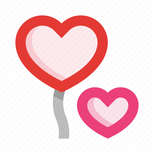 Romance, love, balloons, valentine, wedding, marriage, hearts icon - Download on Iconfinder