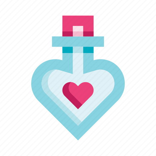 Romance, perfume, heart, love, amour, love potion, bottle icon - Download on Iconfinder