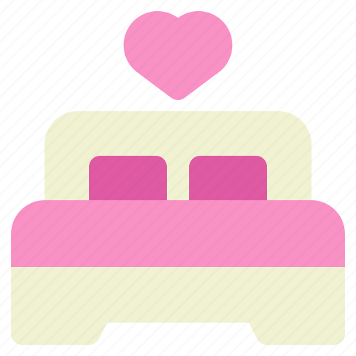 Romance, bed, furniture, households icon - Download on Iconfinder