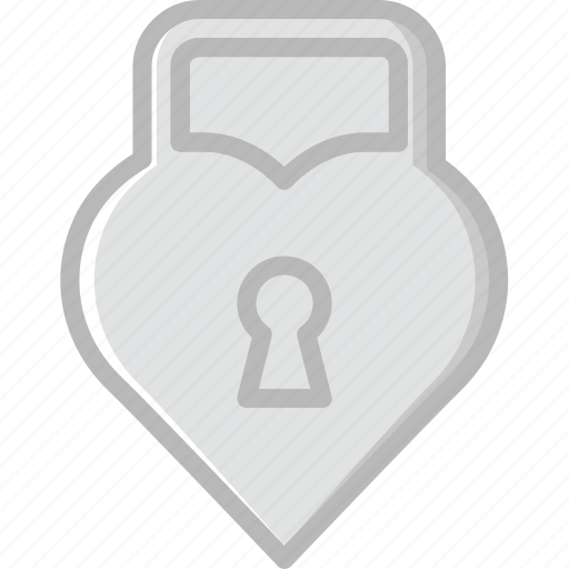 Heart, lifestyle, locked, love, romance icon - Download on Iconfinder