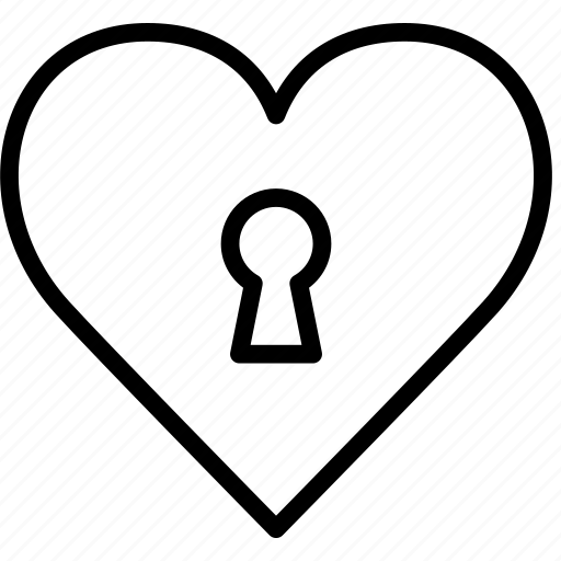 Heart, lifestyle, locked, love, romance icon - Download on Iconfinder