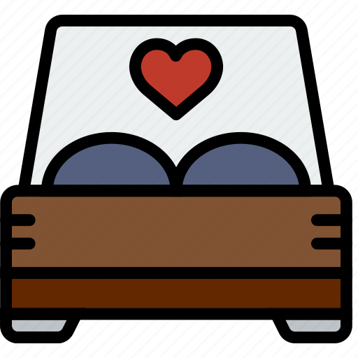 Bed, lifestyle, love, romance icon - Download on Iconfinder