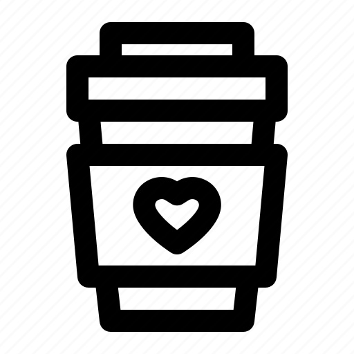 Caffeine, coffee, cup, heart, love, valentine icon - Download on Iconfinder