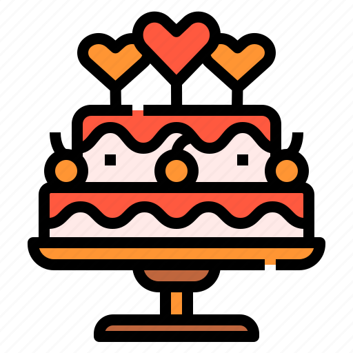 Bakery, cake, dessert, love, sweet icon - Download on Iconfinder