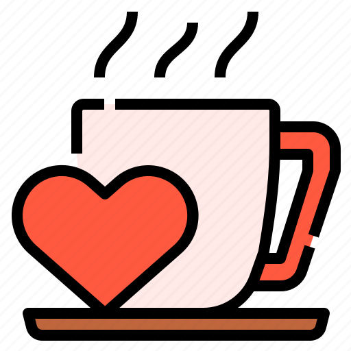 Beverage, coffee, drink, hot, love, mug icon - Download on Iconfinder
