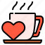 beverage, coffee, drink, hot, love, mug 