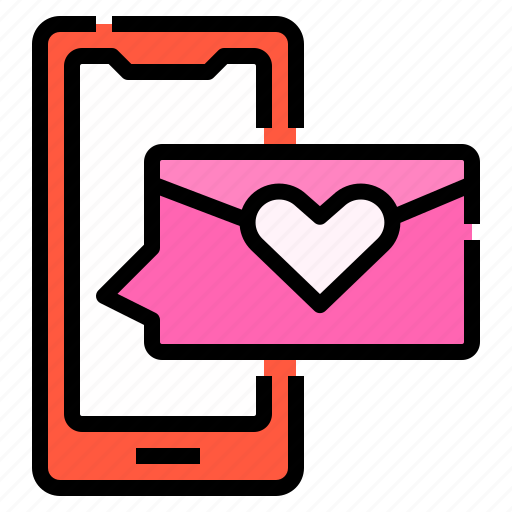 Chat, invite, love, message, smartphone icon - Download on Iconfinder