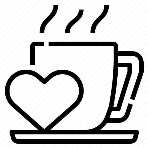 Beverage, coffee, drink, hot, love, mug icon - Download on Iconfinder