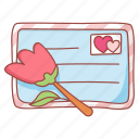 valentine, sticker, romance, wedding, letter, greeting card, invitation, love, message