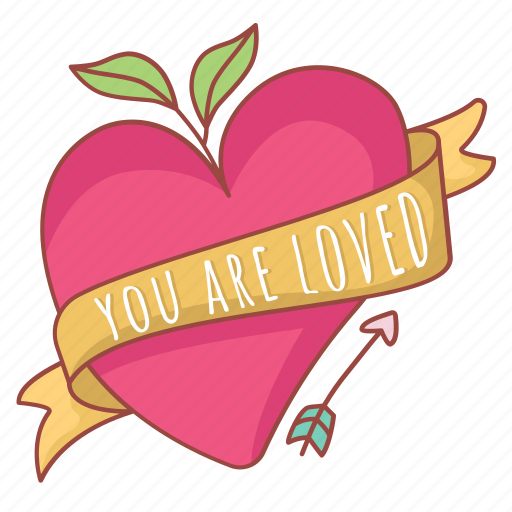 Valentine, sticker, love, romantic, heart, wedding sticker - Download on Iconfinder