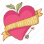 valentine, sticker, love, romantic, heart, wedding 