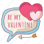 valentine, sticker, text balloon, emoji, wedding, emoticon, romantic 