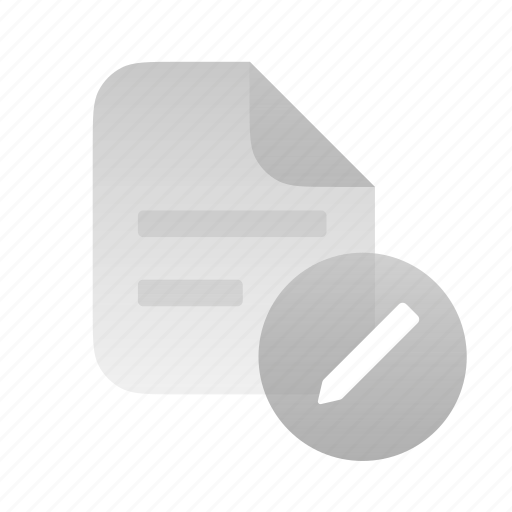 Document, file, edit icon - Download on Iconfinder