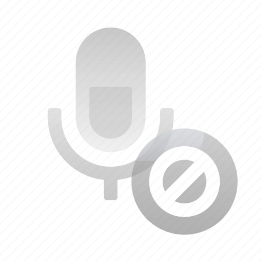 No, mic, voice, sound, permission, microphone, power off icon - Download on Iconfinder