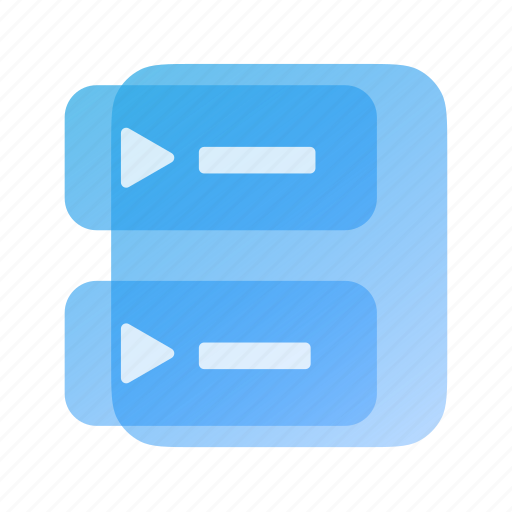 List, playlist, play, music, audio, playback icon - Download on Iconfinder