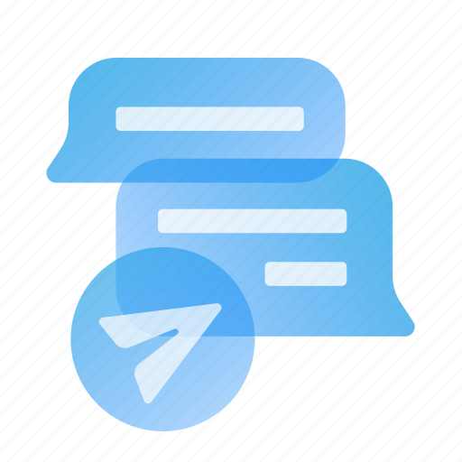 Send, message, comment, talk, discussion icon - Download on Iconfinder