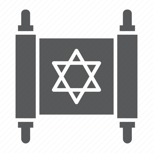 David, hashanah, jewish, rosh, scroll, star, torah icon - Download on Iconfinder