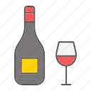 alcohol, bottle, glass, hashanah, rosh, wine, wineglass