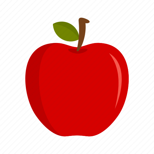 Eco, food, fresh, fruit, leaf, red icon - Download on Iconfinder