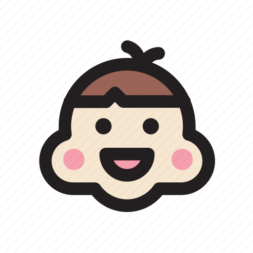 Boy, emoticon, face, feel, happy, rosycheeks, smile icon - Download on Iconfinder